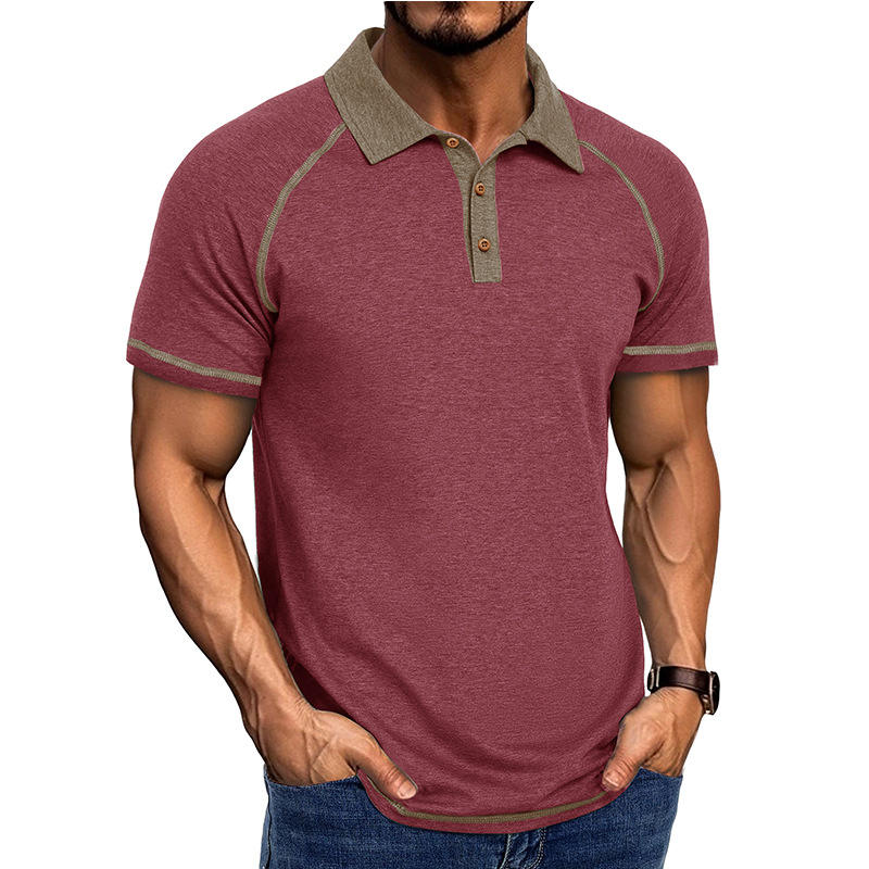 Polo Masculina de Manga Curta Antipilling